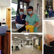 Behind the scenes at Basingstoke's Covid vaccine centres.