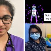 Tasnim Jara, an A&E doctor at Basingstoke hospital, has been making viral videos to counter misinformation about Covid-19 and the vaccines.