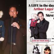 Steve Hewlett with Arthur Lager