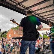 From the  ‘Bands in the Bury’ event in Odiham to mark the Armed Forces day