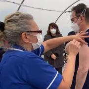 Thousands of people book to receive their covid spring vaccine.