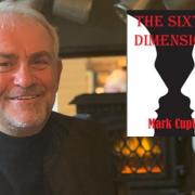 Basingstoke author, Mark Cupit and his first published novel, The Sixth Dimension.