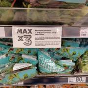 Max three items in Basingstoke Asda due to shortages