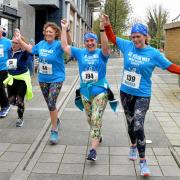 Hundreds of runners took part in the 5k race in Basingstoke