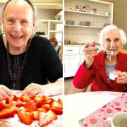 Basingstoke care home celebrates national strawberry & cream day with residents