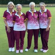 Oakley team of Mary Varndell, Sue Dixon, Anjie Rowe and Janie Vickers.
