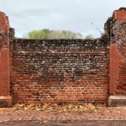 Repair work completed on  Lord Bolton's Field Wall at Basing House