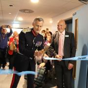 Lord-Lieutenant of Hampshire, Nigel Atkinson Esq and chairman of Hampshire Hospitals NHS Foundation Trust, Steve Erskine at the ribbon cutting