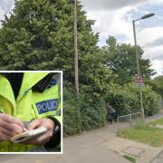 The reported incident occurred on a path that links Queen Mary Avenue and Sutton Road, near The Vyne and Dove House schools