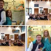 Milkshake! presenter David Ribi visited primary schools