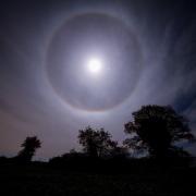 Mike Alamar captured the halo around the moon for our camera club