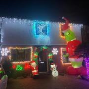 Photos from Brandon and Paige Rawling's festive-themed house in Kingsclere