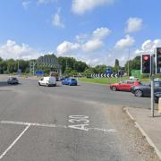 VIDEO: Driver says busy roundabout is 'not safe' after witnessing near miss