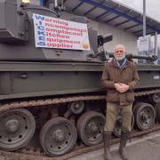 Paul Gibbons outside Wickes on January 30