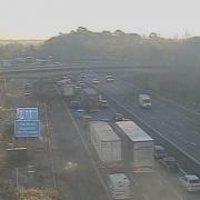 Delays on the M3 northbound due to ongoing roadworks