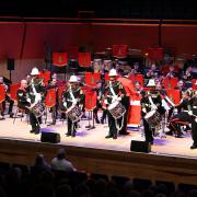 The amazing Chelsea Pensioners received a standing ovation before taking their seats for the concert