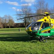 Air ambulance photo from a previous incident