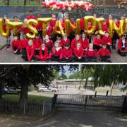 Marnel Junior School and a google map images of the school ated as 'outstanding'