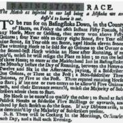 Basingstoke Race notice
