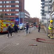 Firefighters tackle incident at apartment block in Basingstoke