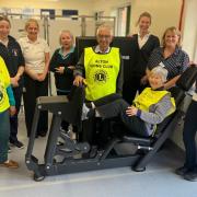 Hampshire Medical Fund has gained lower limb weights machine at the Alton Community Hospital