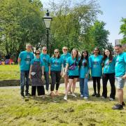 Volunteers at Saints In The City Day