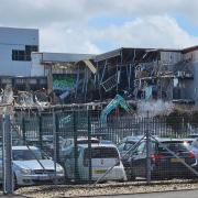 Stark photos show the ongoing demolition of Leisure World in Southampton to make way for a new development