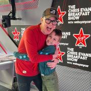 Max was invited on Chris Evans' Virgin Radio show