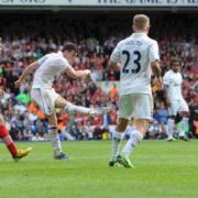 Gareth Bale scores against Saints