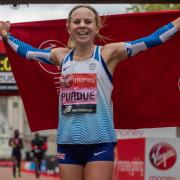 Charlotte Purdue. Credit: Eddie Keogh Photography on behalf of London Marathon Events/PA Wire.