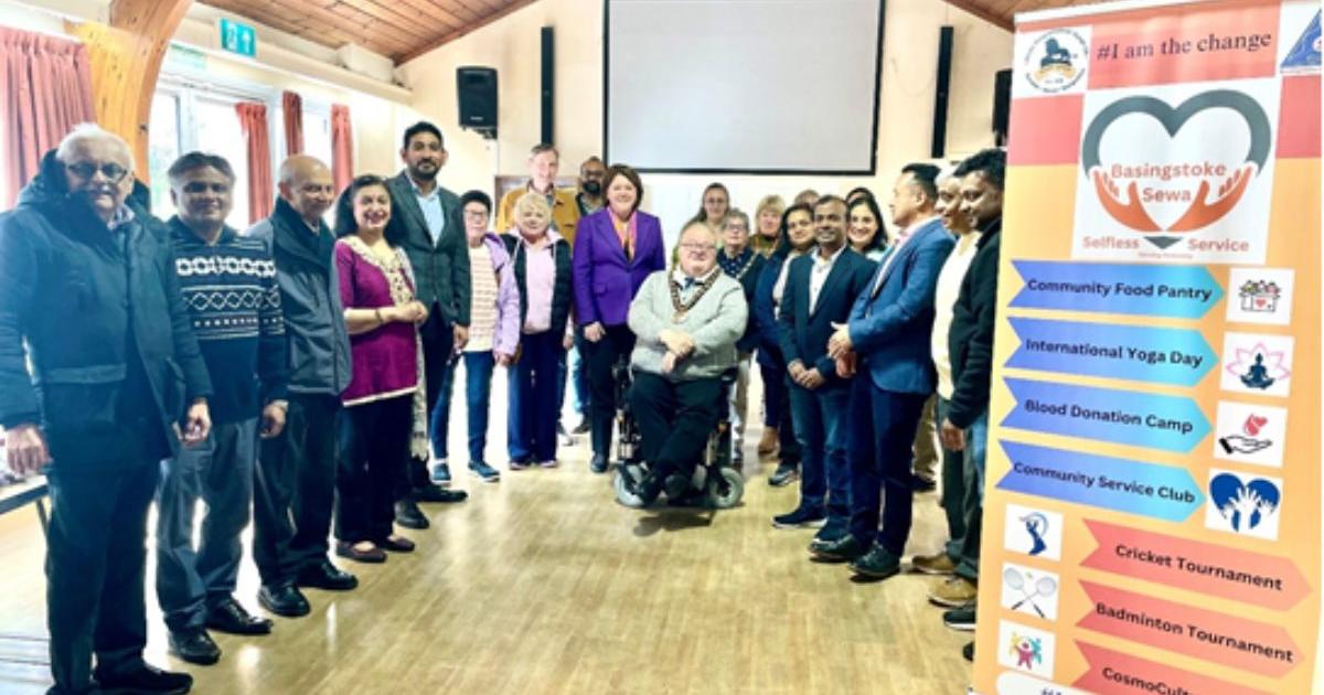 Hindu societies in Basingstoke launch foodbank and playgroup - Vimarsana News