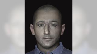 Police have re-released the image of the mystery man whose remains were found in the barn