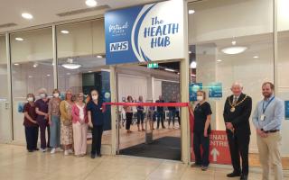 The free blood pressure check will be available at the newly opened health hub in Festival Place.