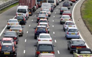 Traffic: 30 minute delays on M3 as ongoing roadworks leave traffic 'crawling'