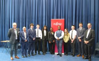 The Vyne School hosted a mock interview day for year 10 students, aided by the schools partnership with Fujitsu