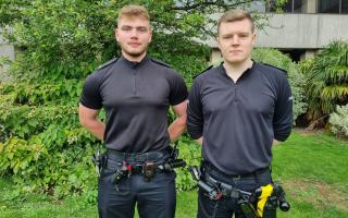 PC Henry Thomas and PC Louis McGrail