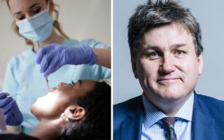 MP Kit Malthouse has highlighted the issue of NHS dentists
