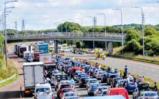 The crash on the M6 in 2009