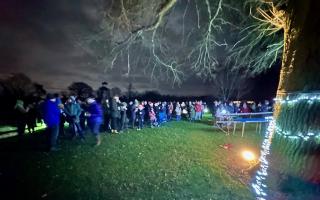 Hundreds enjoy festive fairy light illuminations in Old Basing