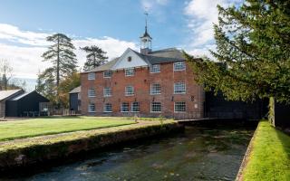 Whitchurch Silk Mill is situated on the banks of the River Test