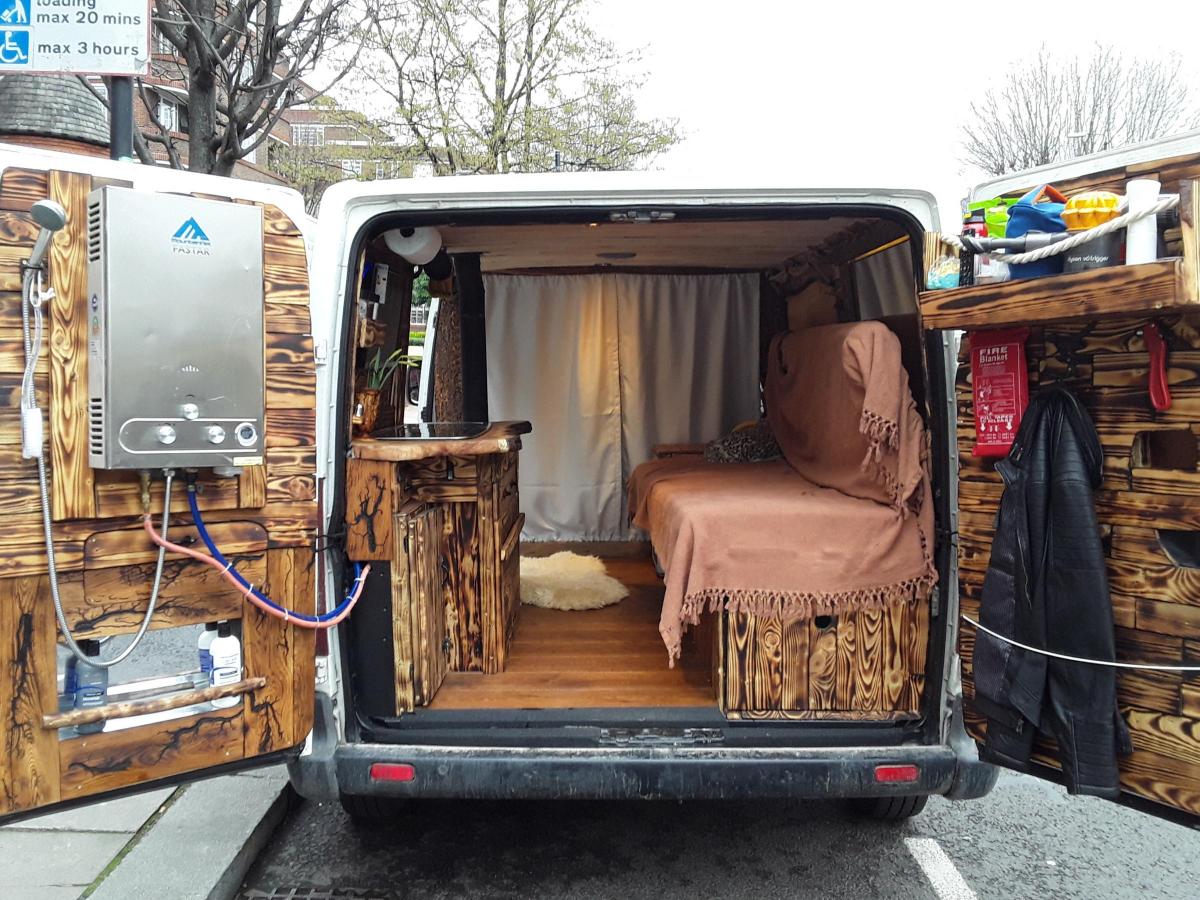 Tadley Man Puts Up Luxury Campervan Converted From A Standard Van Up For Sale Basingstoke Gazette